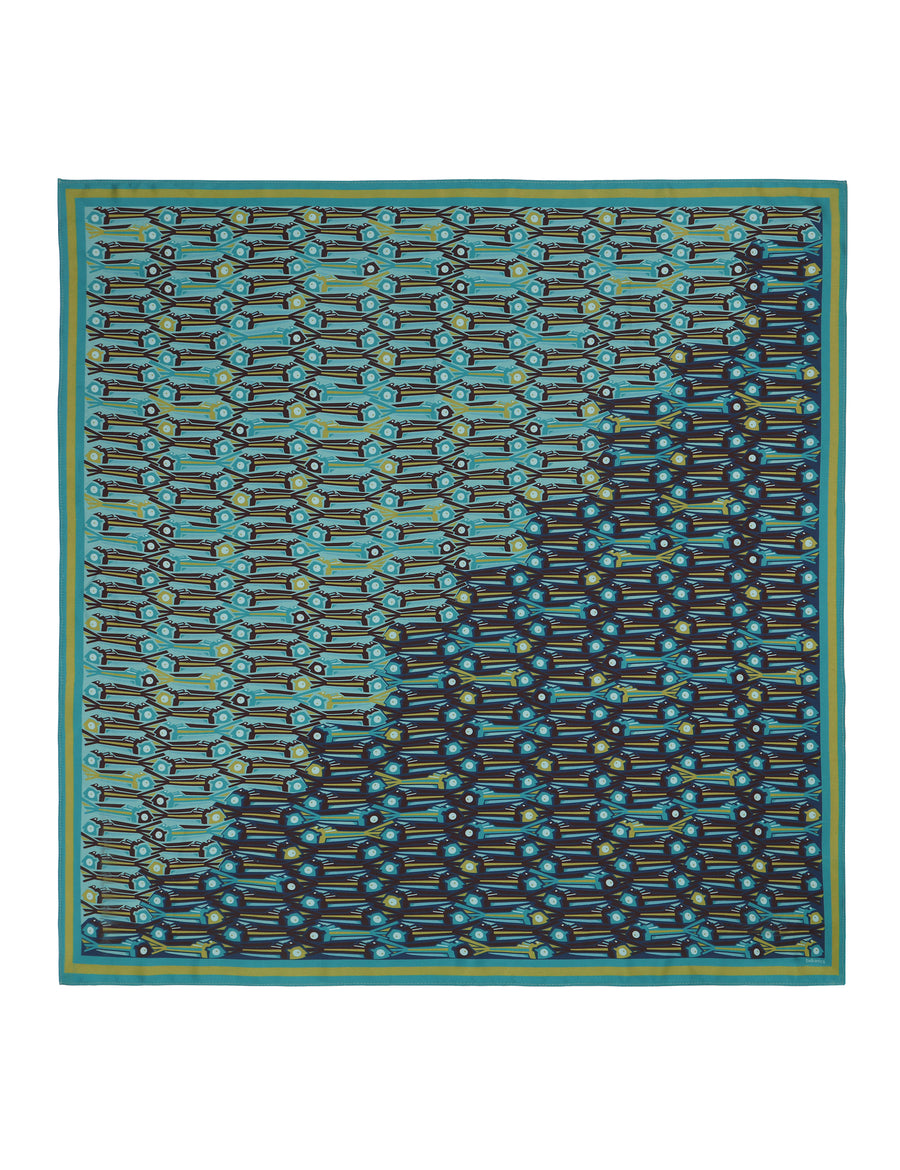 Onda Aqua Scarf