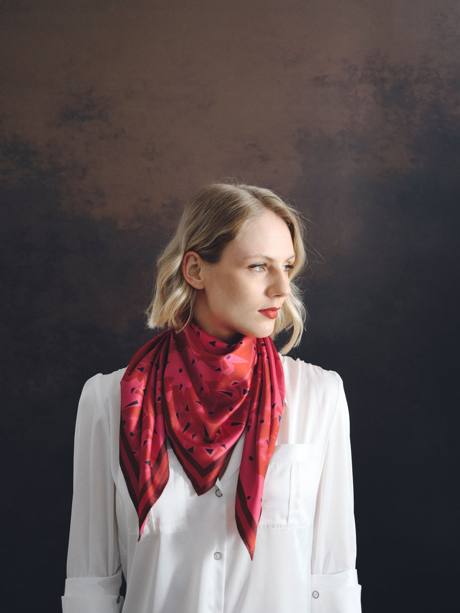 Pelican Fuchsia Scarf